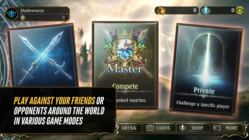 Shadowverse CCG Mod Apk Unlimited Everything