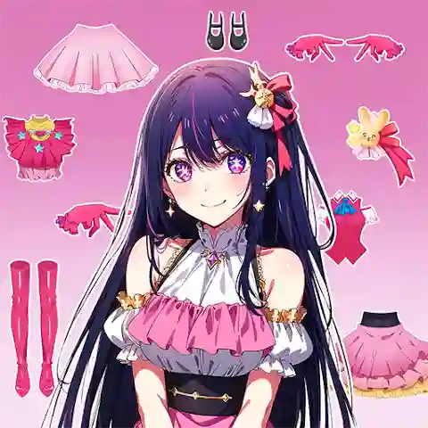 Anime Princess Dress Up ASMR Mod Apk Unlimited Gems