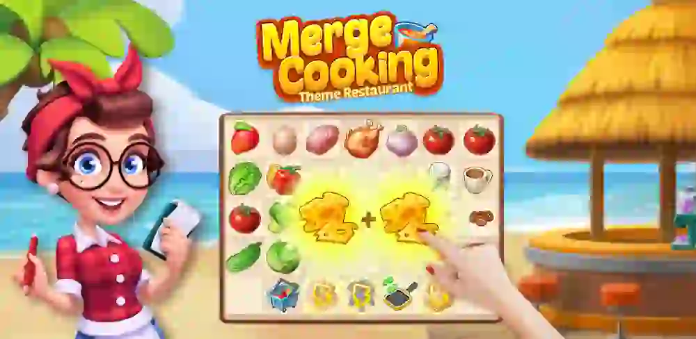 Merge Cooking Theme Restaurant Mod Apk 1.0.81 (Unlimited Money)
