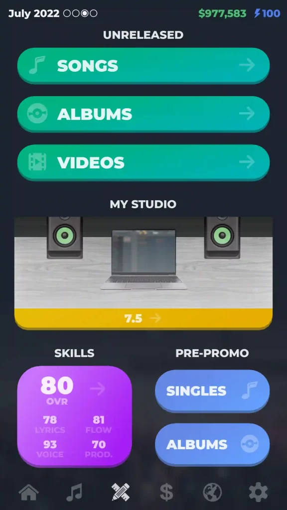 RAPSTAR Mod APK Mod Menu