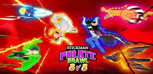 Stickman Pirates - Brawl 3v3 