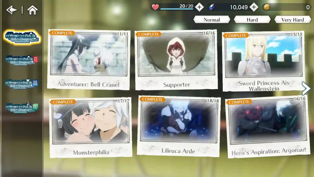 DanMachi BATTLE CHRONICLE APK Unlimited Everything