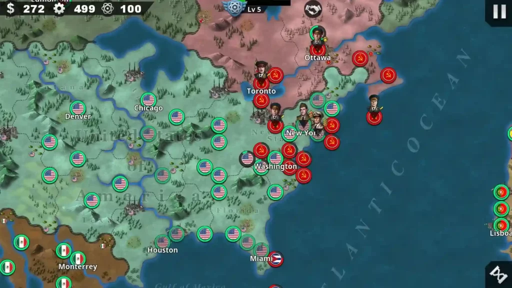 World Conqueror 4 WW2 Strategy Mod APK Max Level