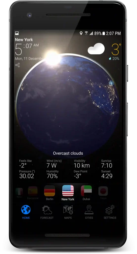 3D Earth Pro Local Forecast APK Unlimited Money