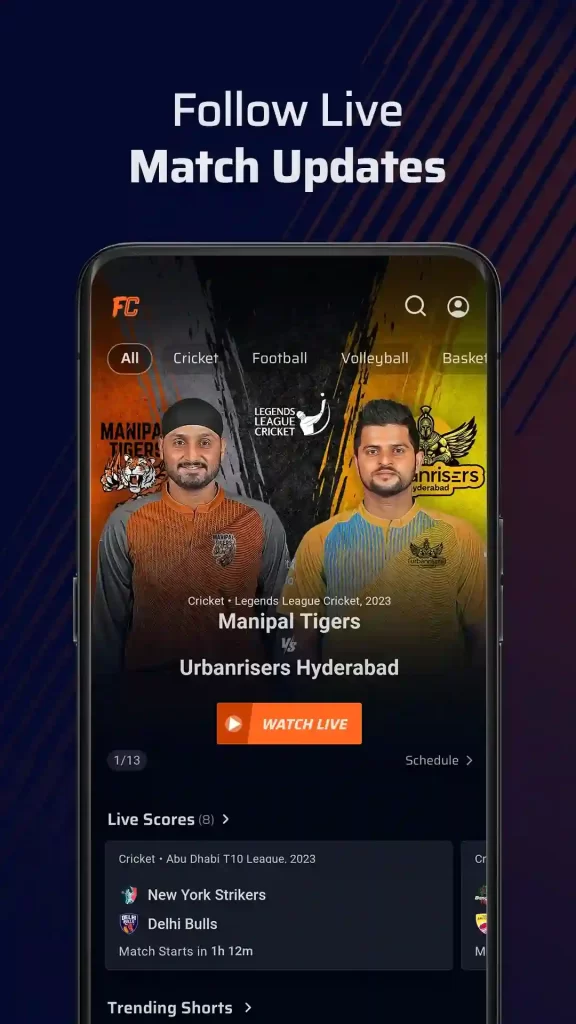 FanCode Live Cricket Score Mod APK Unlimited Money