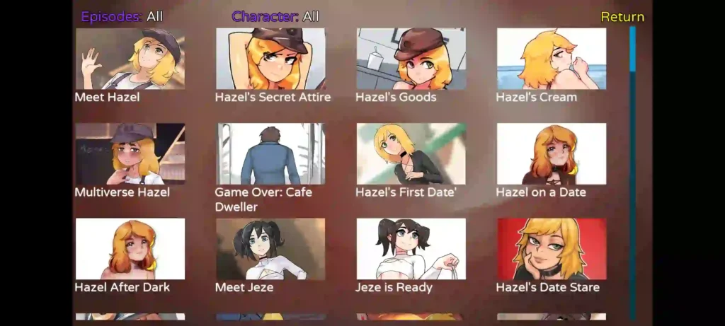 Hazelnut Latte APK Image Gallery Unlock