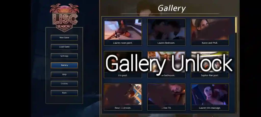 LISC APK Gallery Unlock