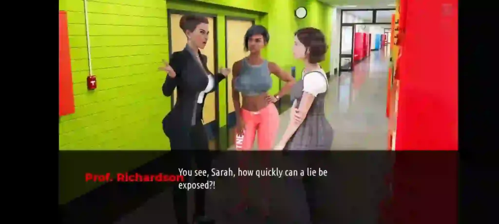 High School Life Visual Novel Game