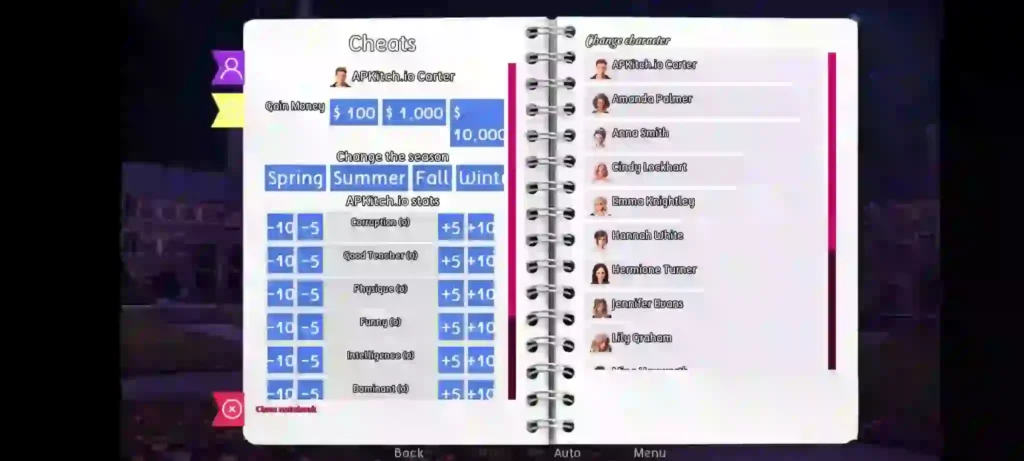 Club Detention APK Cheat Code Password