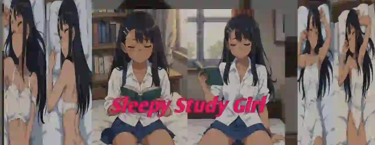 Sleepy Study Girl