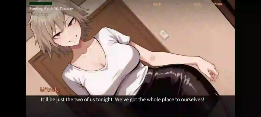 A Night With Mitsuki Bakugou Game For Android