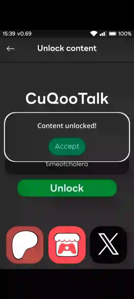 CuQooTalk APK Patreon Code Unlocked